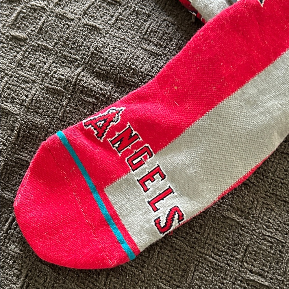 LA Angels Socks Stance Red and Gray - Picture 5 of 5